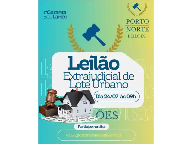 Leilão Extrajudicial de Terreno Urbano